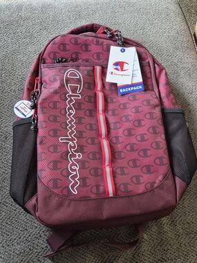 Champion Burgundy Backpack NEW